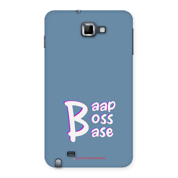 Baap Boss Base SteelBlue Back Case for Galaxy Note