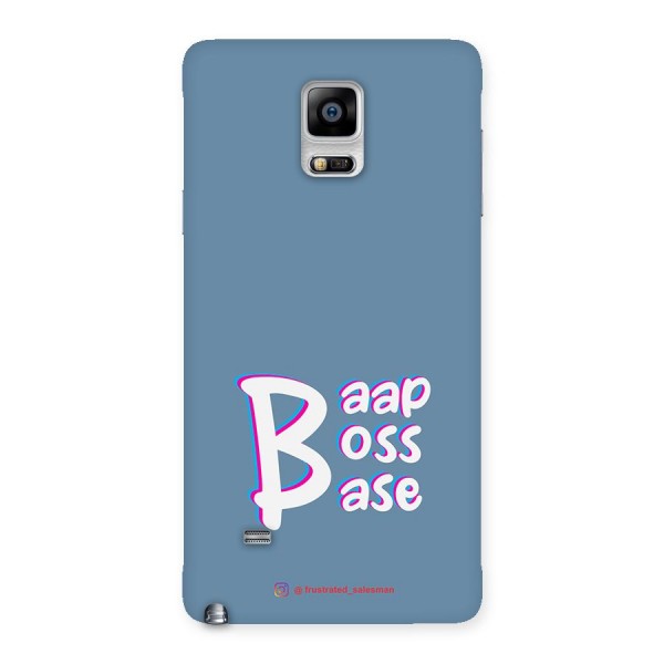 Baap Boss Base SteelBlue Back Case for Galaxy Note 4