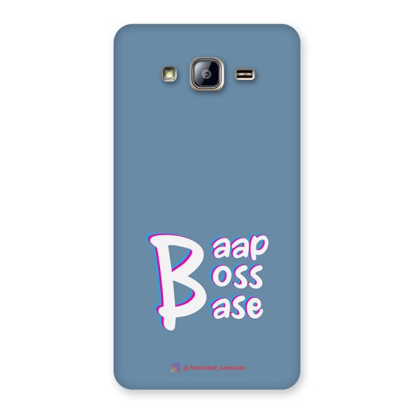 Baap Boss Base SteelBlue Back Case for Galaxy On5