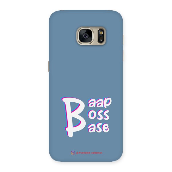 Baap Boss Base SteelBlue Back Case for Galaxy S7