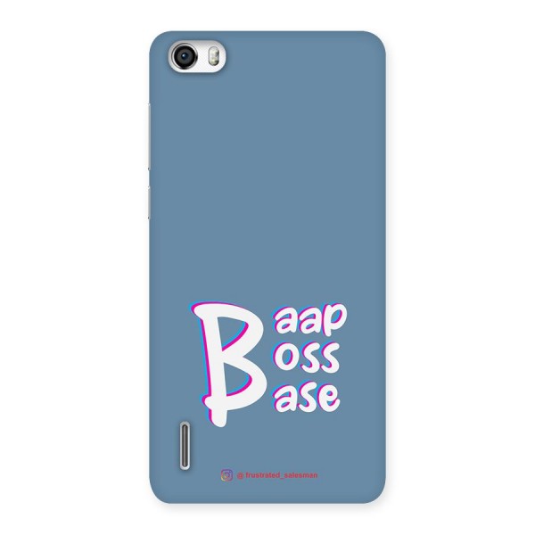 Baap Boss Base SteelBlue Back Case for Honor 6