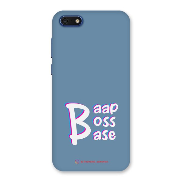 Baap Boss Base SteelBlue Back Case for Honor 7s