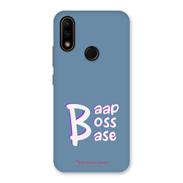 Baap Boss Base SteelBlue Back Case for Lenovo A6 Note