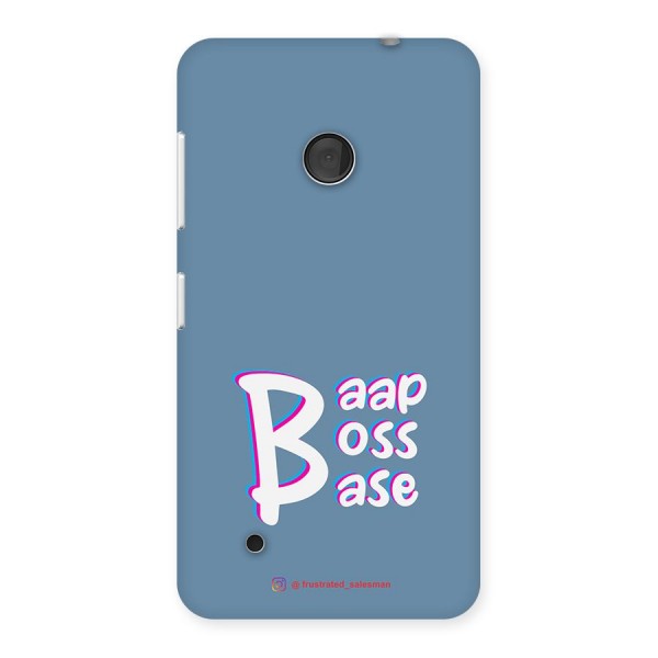 Baap Boss Base SteelBlue Back Case for Lumia 530