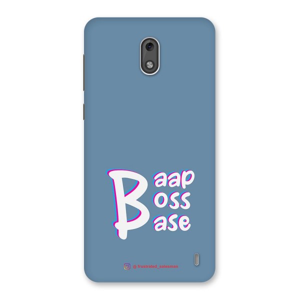 Baap Boss Base SteelBlue Back Case for Nokia 2