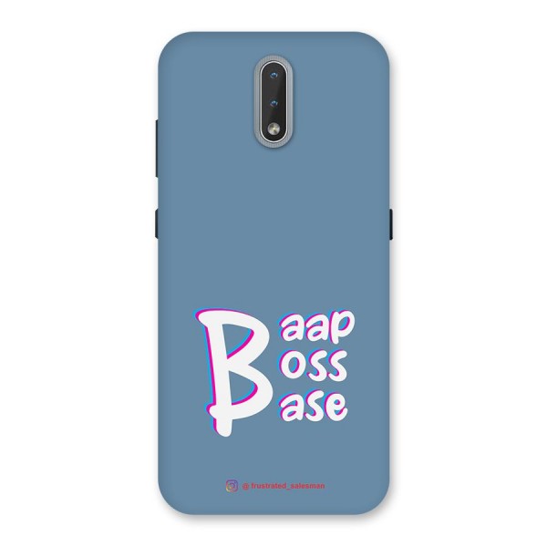 Baap Boss Base SteelBlue Back Case for Nokia 2.3