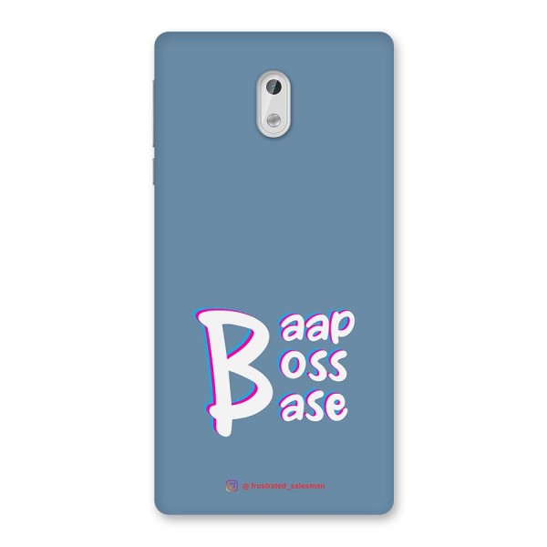 Baap Boss Base SteelBlue Back Case for Nokia 3