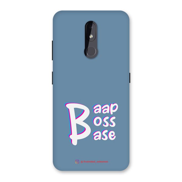 Baap Boss Base SteelBlue Back Case for Nokia 3.2