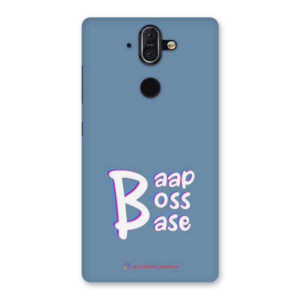 Baap Boss Base SteelBlue Back Case for Nokia 8 Sirocco