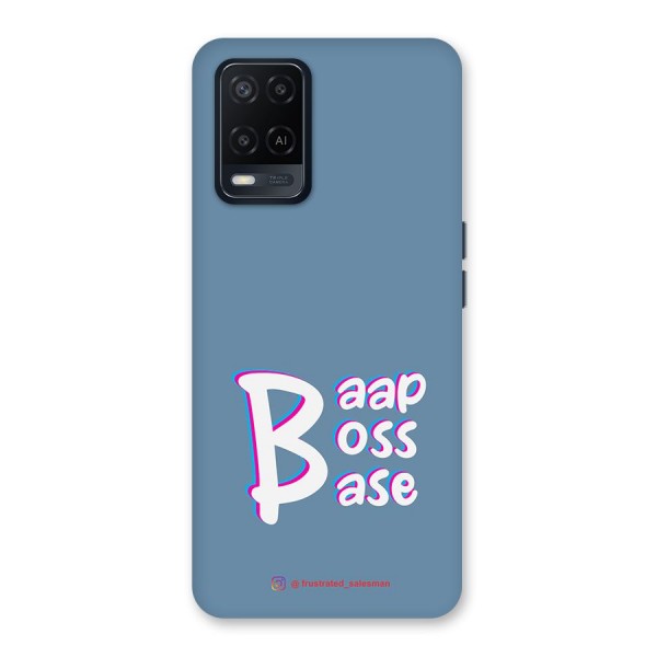 Baap Boss Base SteelBlue Back Case for Oppo A54