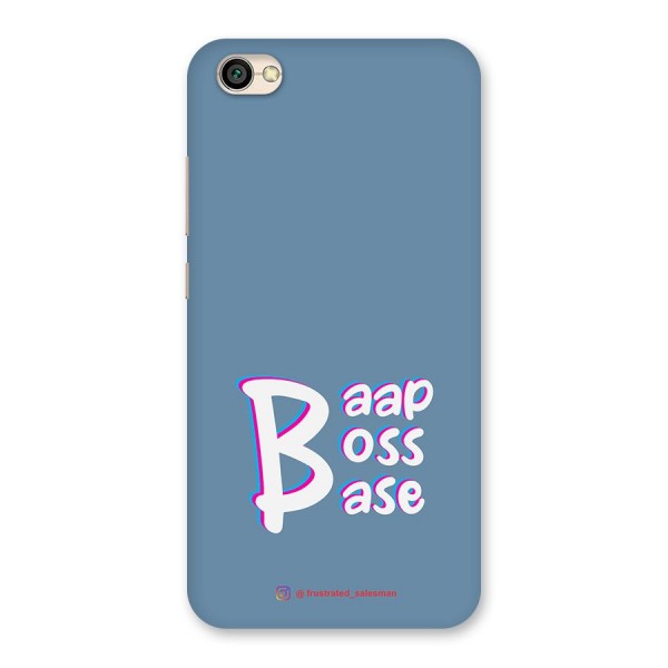 Baap Boss Base SteelBlue Back Case for Redmi Y1 Lite