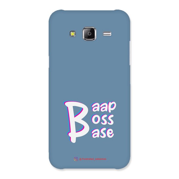 Baap Boss Base SteelBlue Back Case for Samsung Galaxy J5