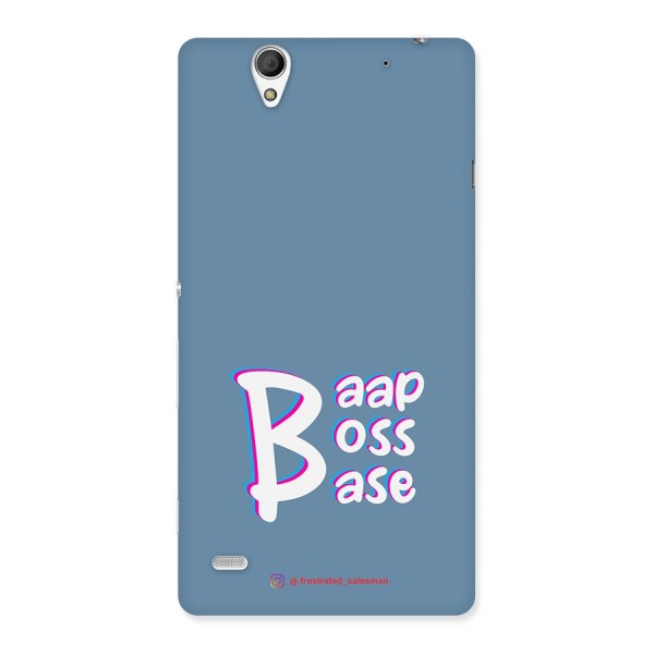 Baap Boss Base SteelBlue Back Case for Sony Xperia C4