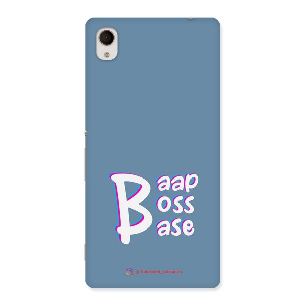 Baap Boss Base SteelBlue Back Case for Sony Xperia M4