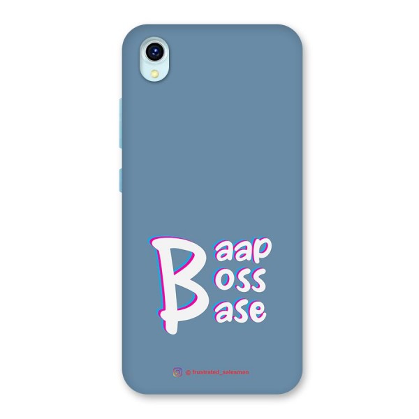 Baap Boss Base SteelBlue Back Case for Vivo Y1s