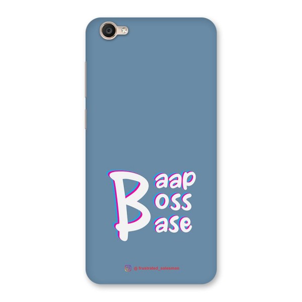 Baap Boss Base SteelBlue Back Case for Vivo Y55s