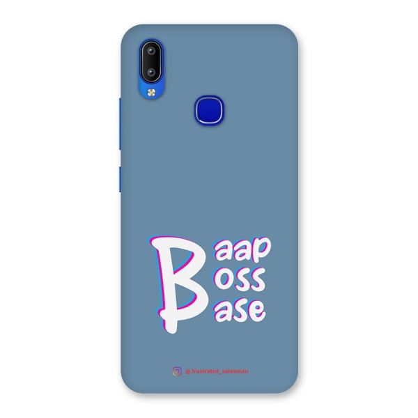 Baap Boss Base SteelBlue Back Case for Vivo Y91