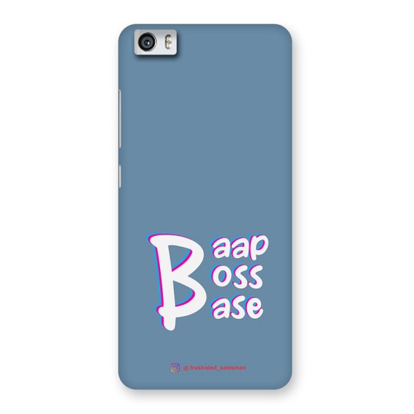 Baap Boss Base SteelBlue Back Case for Xiaomi Redmi Mi5