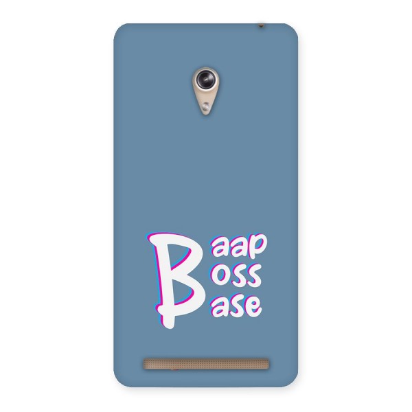 Baap Boss Base SteelBlue Back Case for Zenfone 6