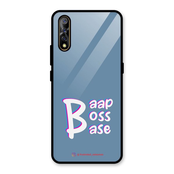 Baap Boss Base SteelBlue Glass Back Case for Vivo Z1x