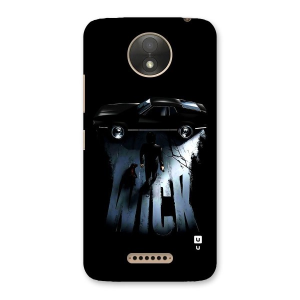 Baba Yaga Back Case for Moto C Plus