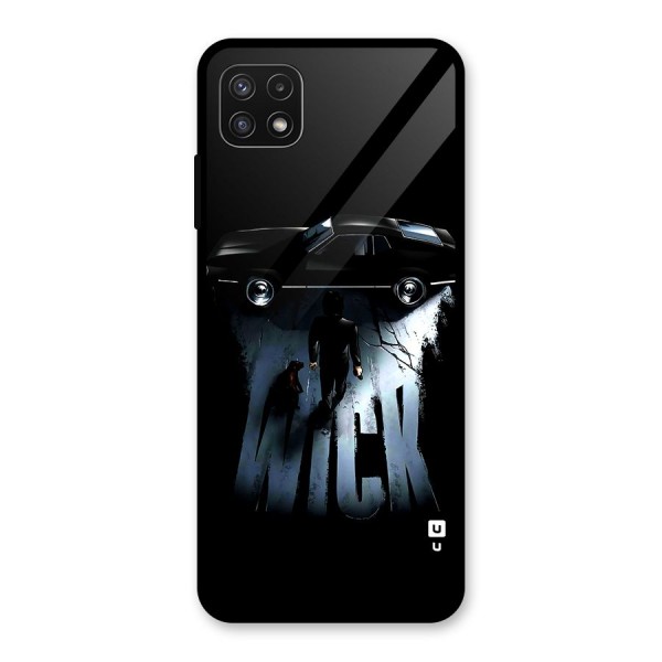 Baba Yaga Glass Back Case for Galaxy A22 5G