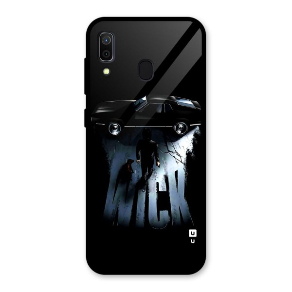 Baba Yaga Glass Back Case for Galaxy A30