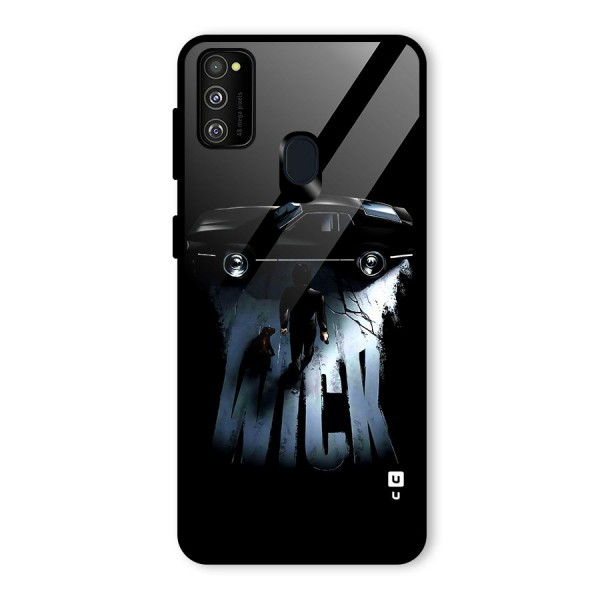 Baba Yaga Glass Back Case for Galaxy M21