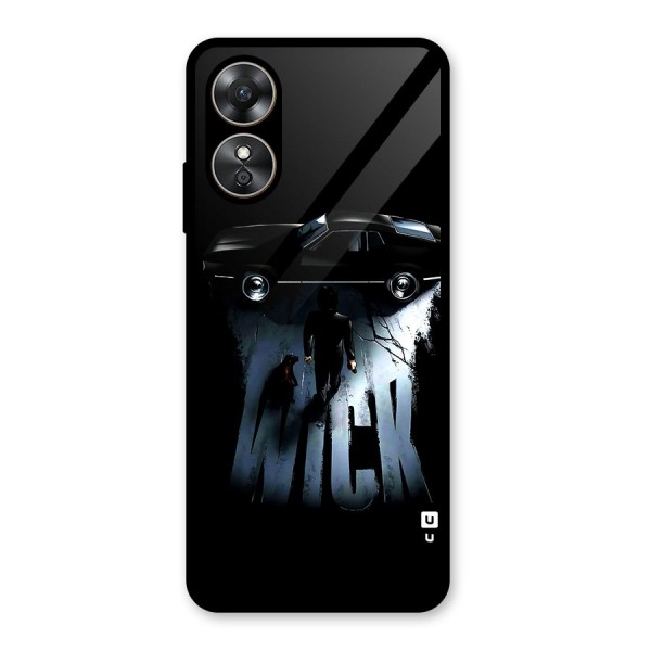 Baba Yaga Glass Back Case for Oppo A17