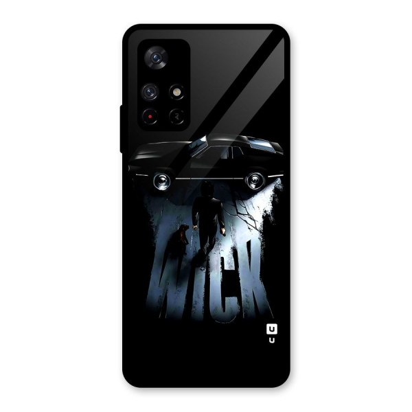 Baba Yaga Glass Back Case for Redmi Note 11T 5G