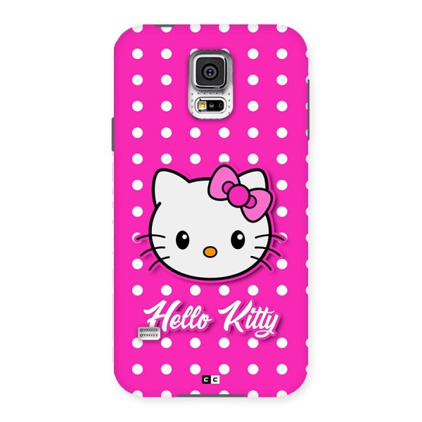 Baby Kitty Back Case for Galaxy S5