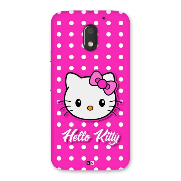 Baby Kitty Back Case for Moto E3 Power