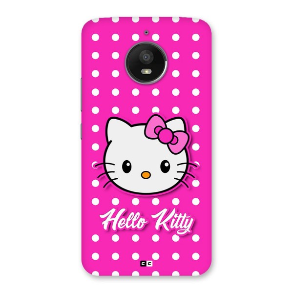 Baby Kitty Back Case for Moto E4 Plus