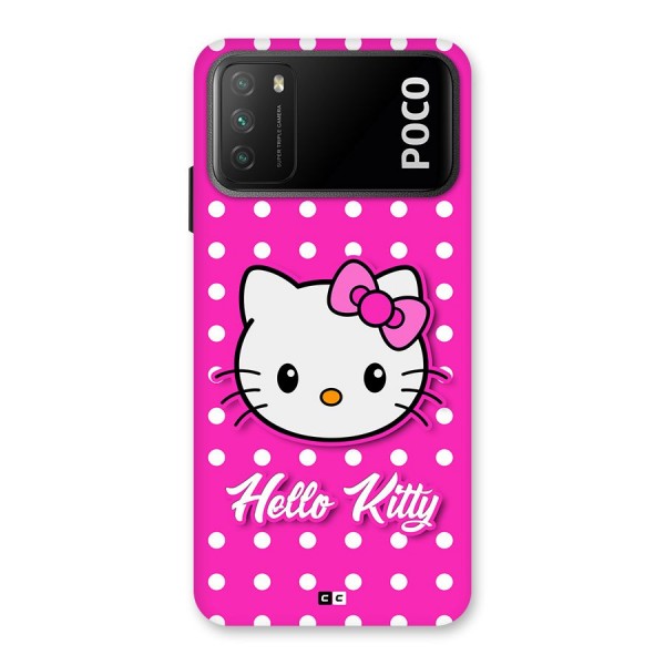 Baby Kitty Back Case for Poco M3