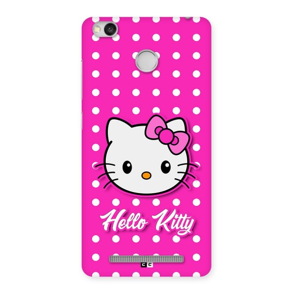 Baby Kitty Back Case for Redmi 3S Prime