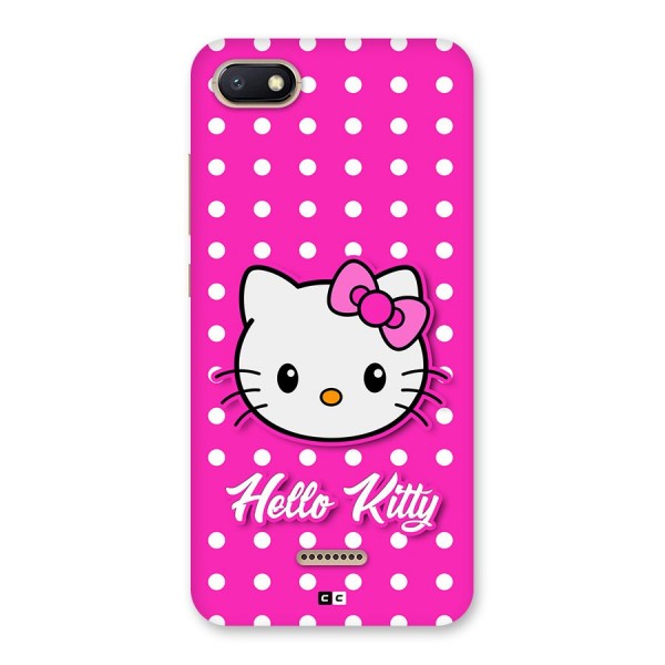 Baby Kitty Back Case for Redmi 6A