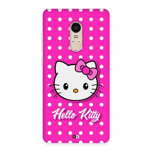 Baby Kitty Back Case for Redmi Note 4