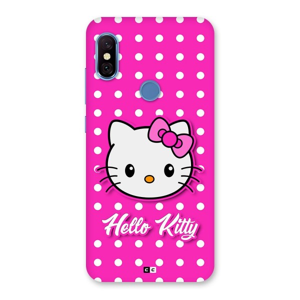 Baby Kitty Back Case for Redmi Note 6 Pro