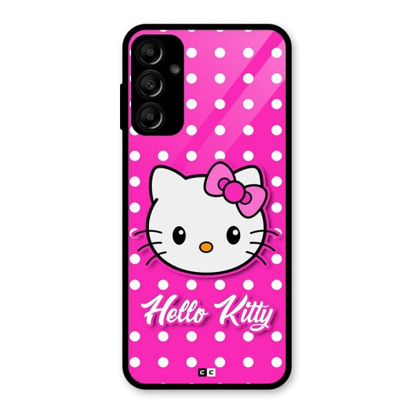 Baby Kitty Glass Back Case for Galaxy A14 5G