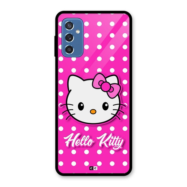 Baby Kitty Glass Back Case for Galaxy M52 5G