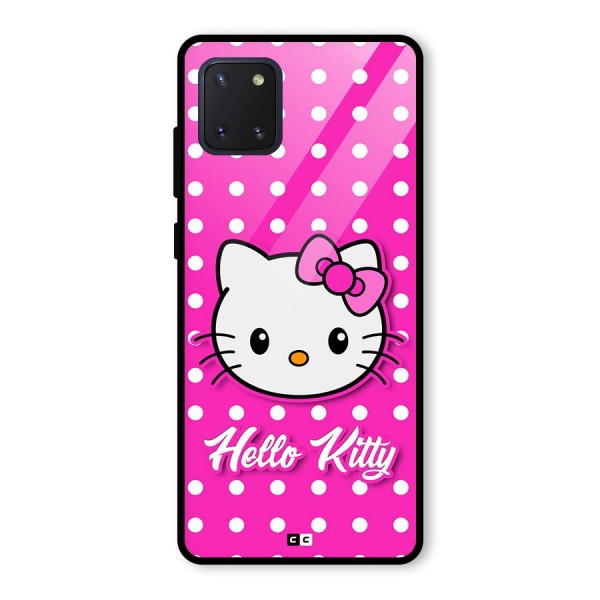 Baby Kitty Glass Back Case for Galaxy Note 10 Lite