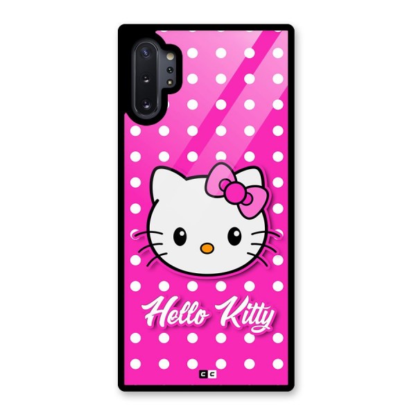 Baby Kitty Glass Back Case for Galaxy Note 10 Plus