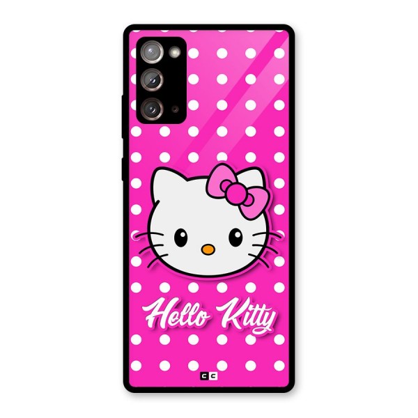 Baby Kitty Glass Back Case for Galaxy Note 20