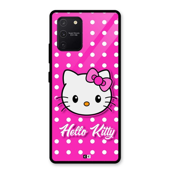 Baby Kitty Glass Back Case for Galaxy S10 Lite