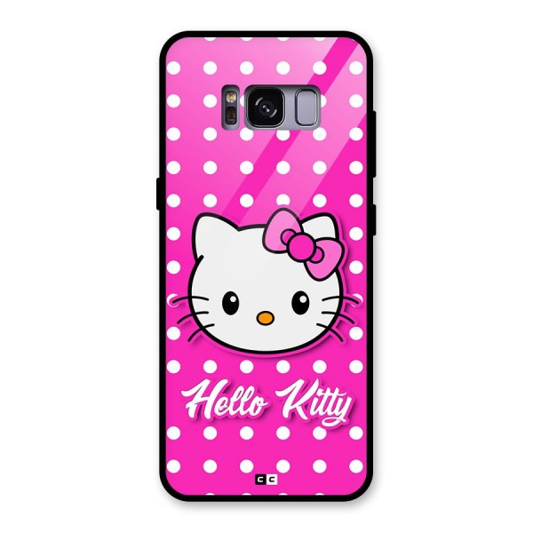 Baby Kitty Glass Back Case for Galaxy S8