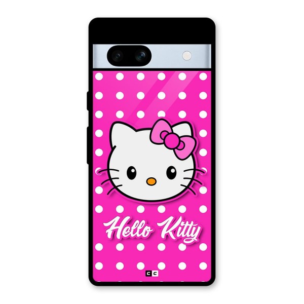 Baby Kitty Glass Back Case for Google Pixel 7a