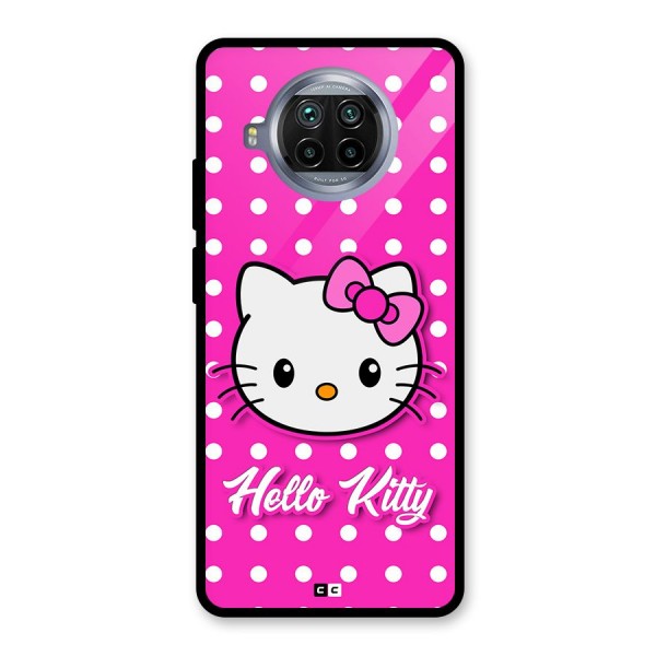 Baby Kitty Glass Back Case for Mi 10i