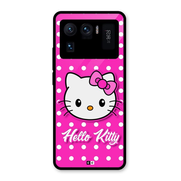 Baby Kitty Glass Back Case for Mi 11 Ultra