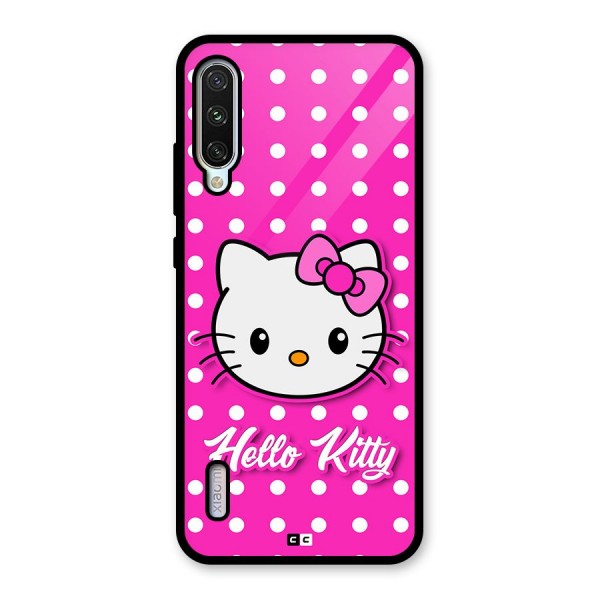 Baby Kitty Glass Back Case for Mi A3