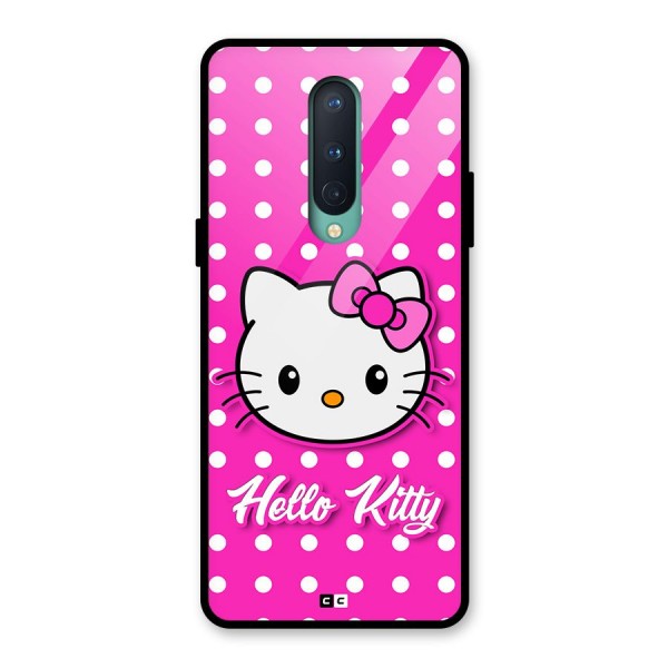 Baby Kitty Glass Back Case for OnePlus 8